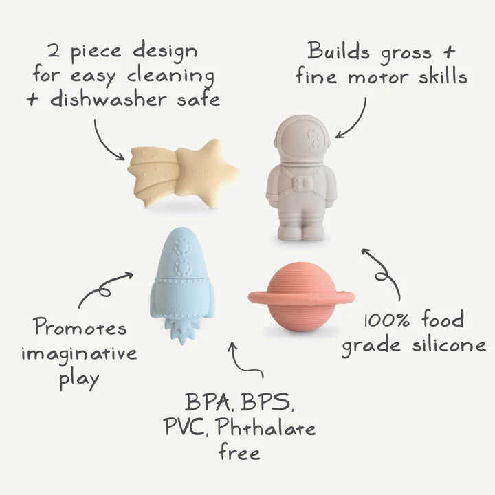 Mould Free Bath Play Set - Space