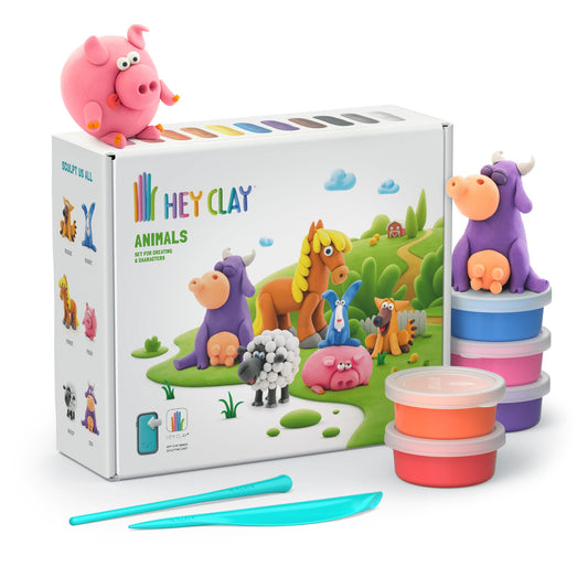 Hey Clay 15 Pack - Animals