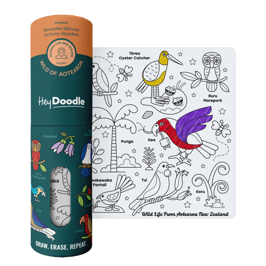 Wild of Aotearoa Mini Colouring & Doodle Mat