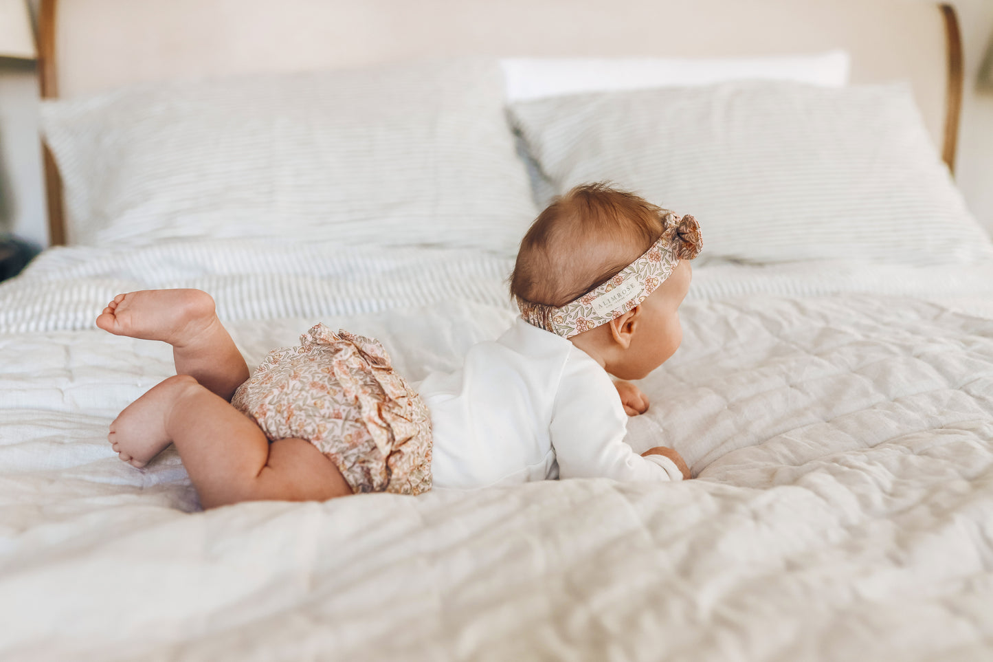 Adjustable Head Bow - Liberty Blue