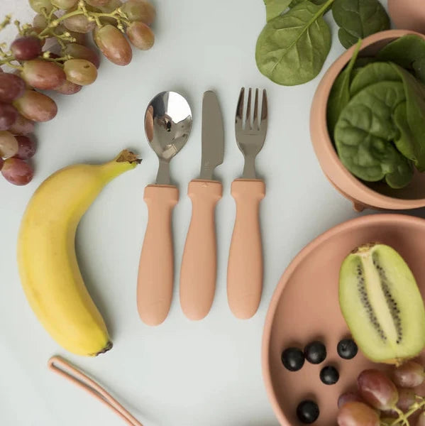 Three Piece Cutlery Set - Blush