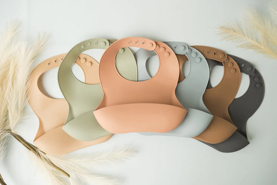 Silicone Bib - Sky