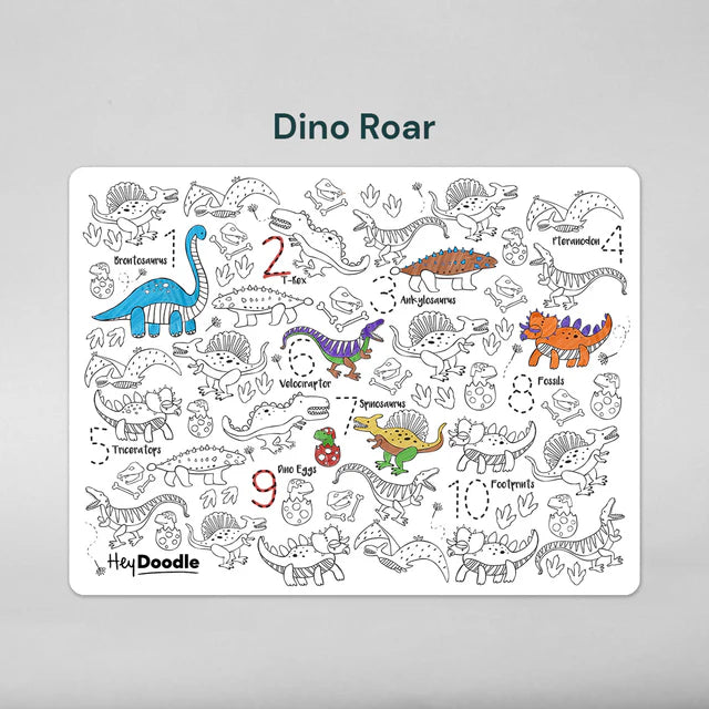 DinoRoar Classic Colouring & Doodle Mat