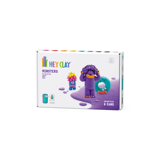 Hey Clay 6 Pack - Monsters (Hipster, Bigwig, Donut)
