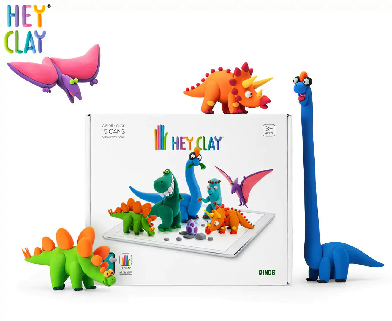 Hey Clay 15 Pack - Dinos