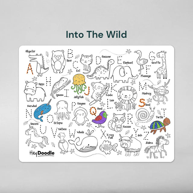 Into The Wild Classic Colouring & Doodle Mat
