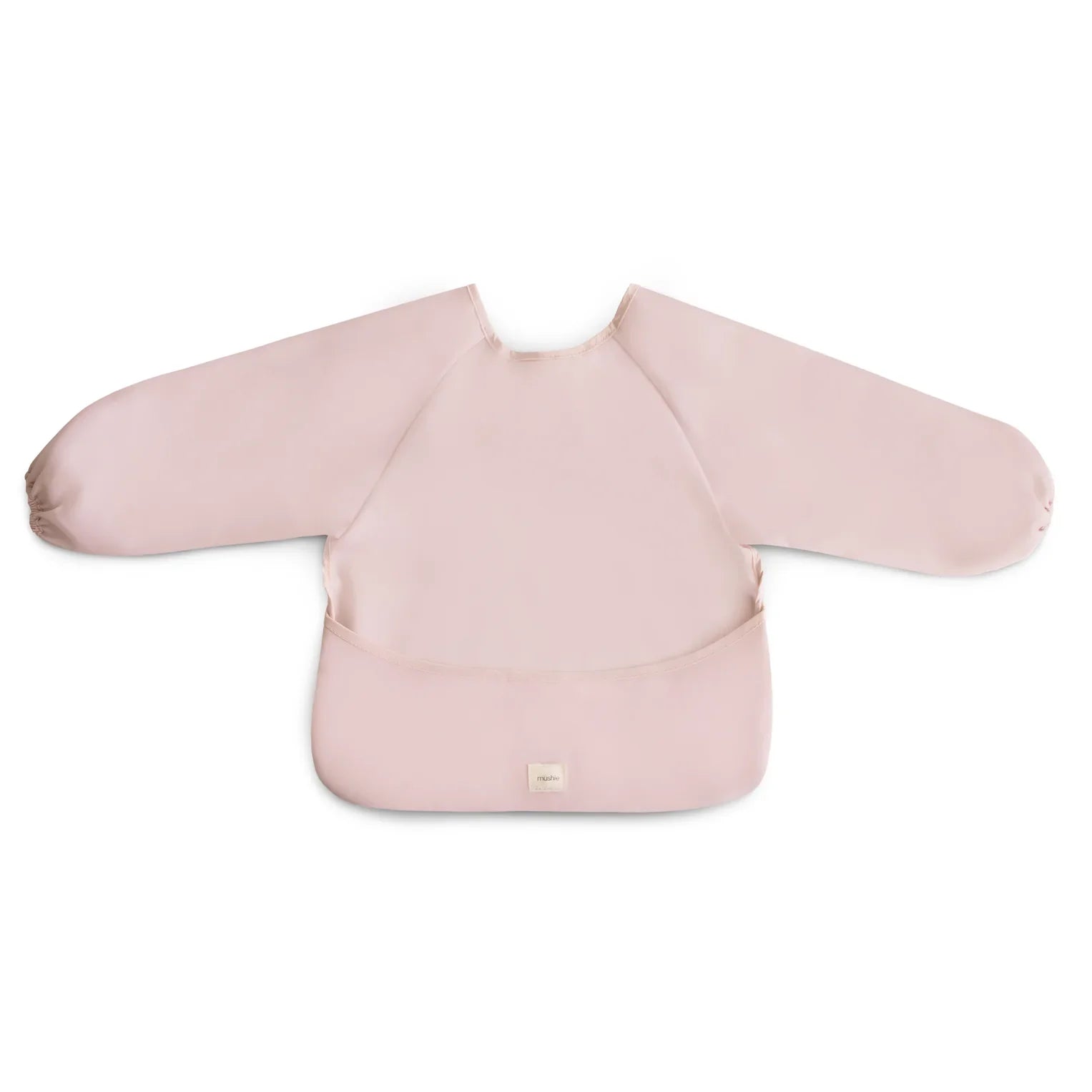 Mushie Long Sleeve Bib Blush