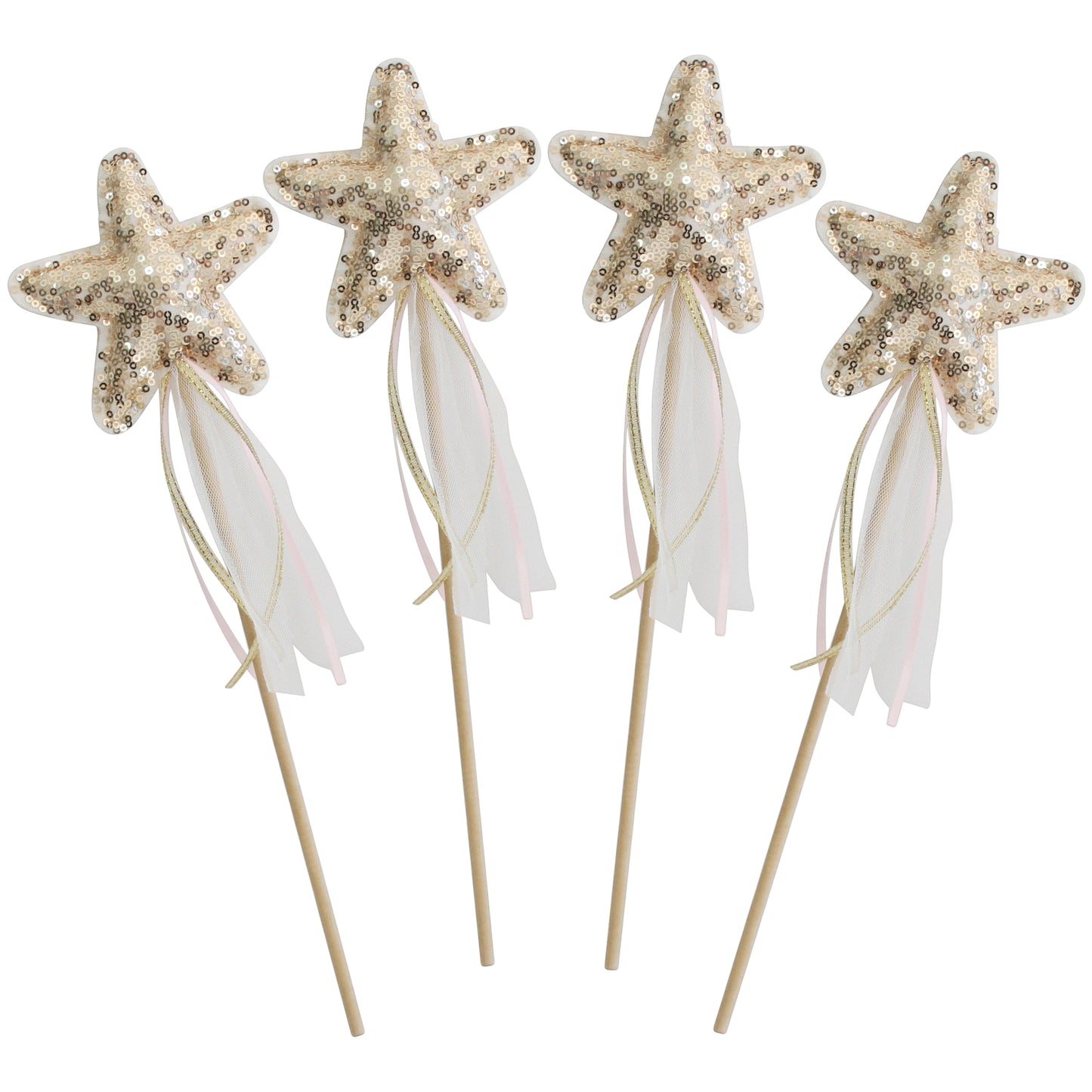 Sequin Star Wand - Gold