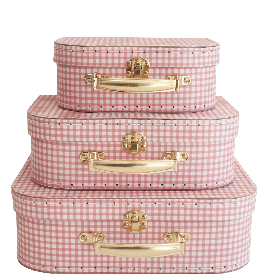 Kids Carry Case Set - Gingham