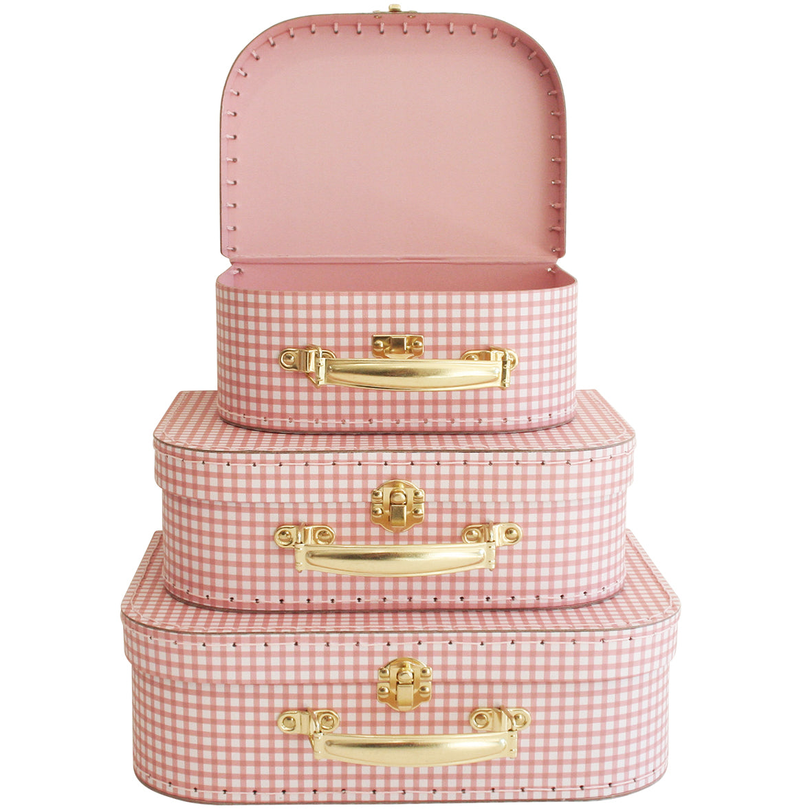 Kids Carry Case Set - Gingham