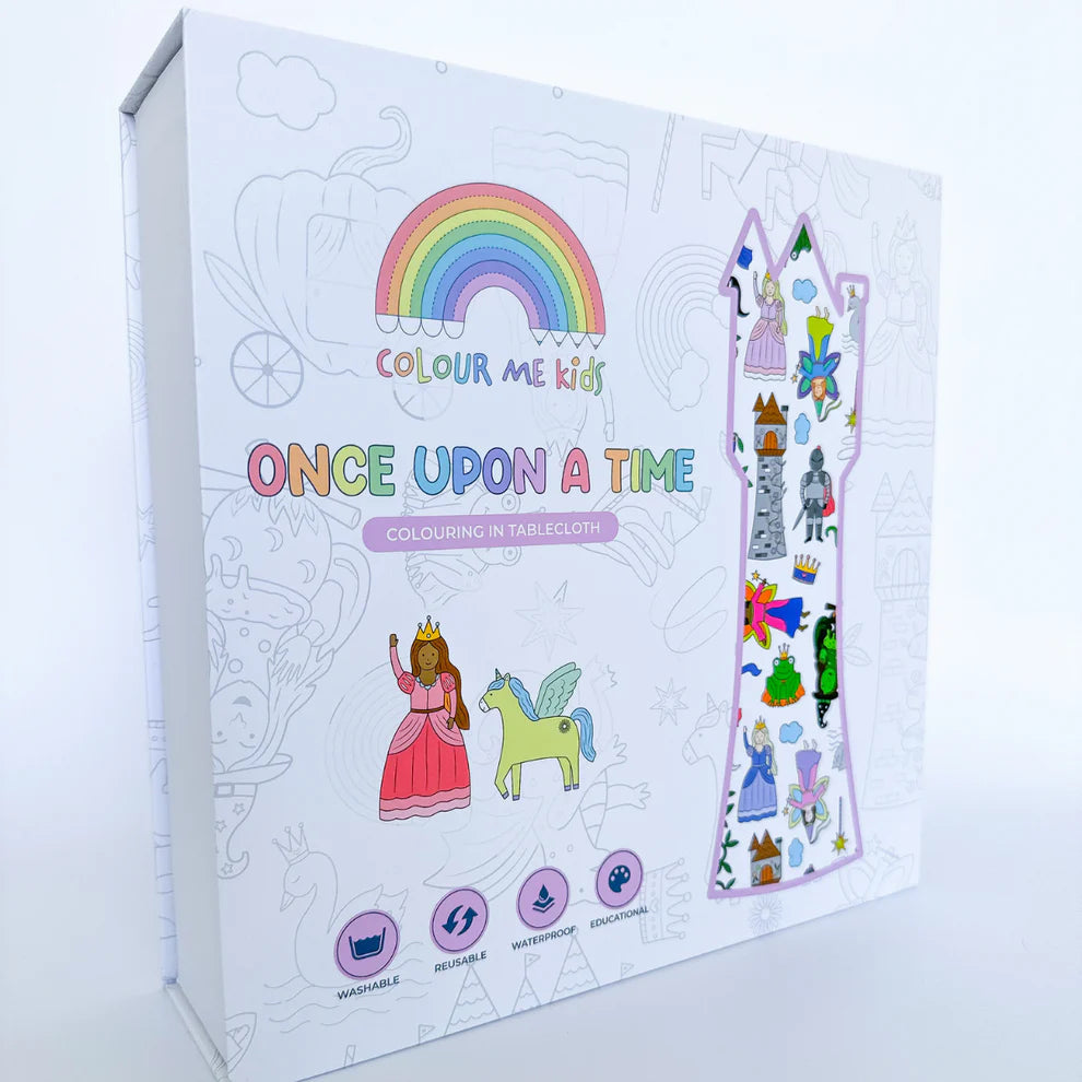 Washable, Reusable Colouring In Tablecloth Set - Once Upon A Time