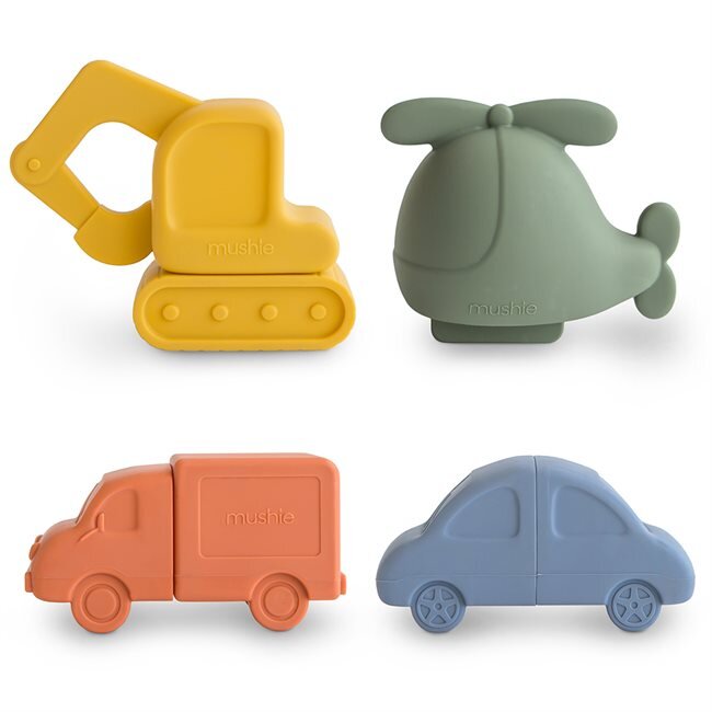 Mould Free Bath Play Set - Vehicles