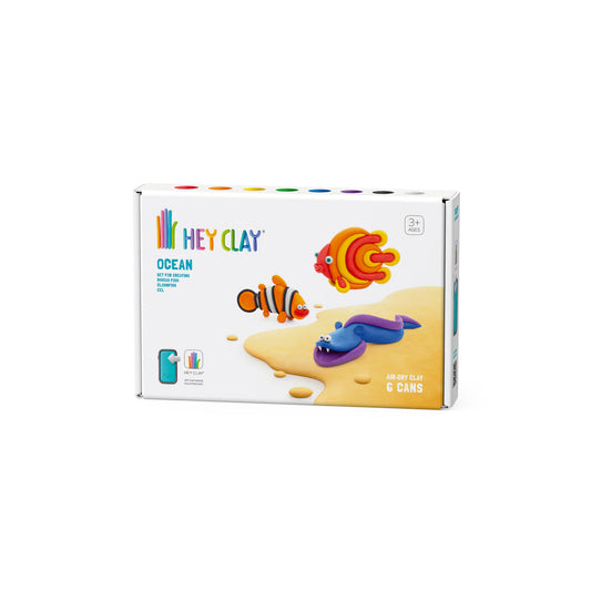 Hey Clay 6 Pack - Ocean (Clownfish, Discus Fish, Eel)