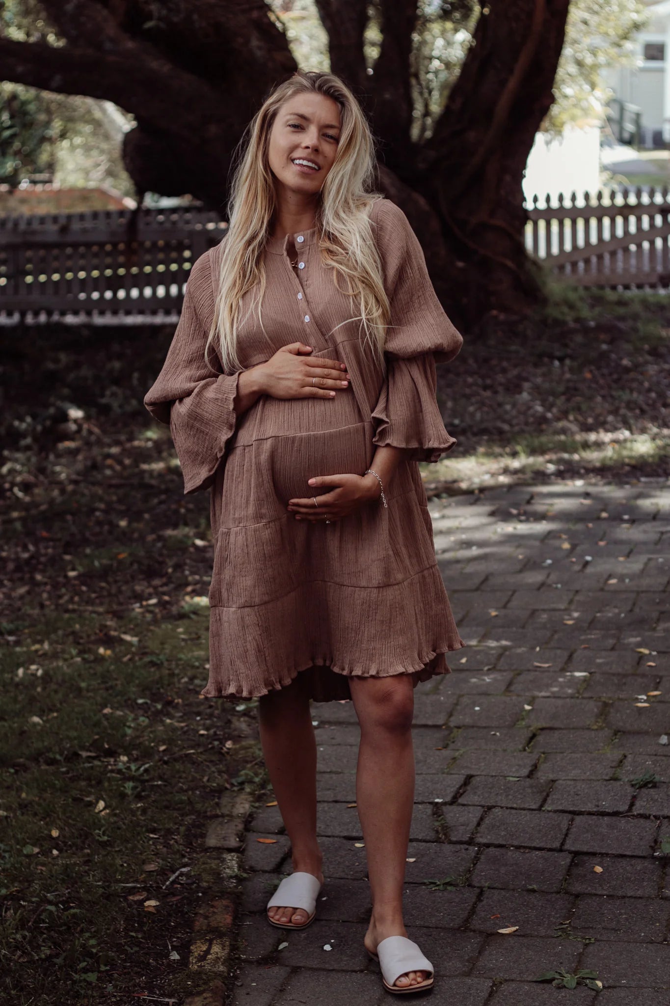 Cora Dress - Brown