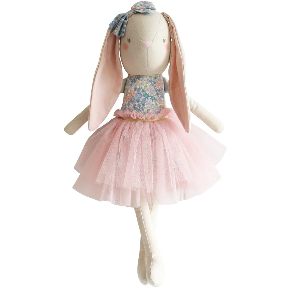 Pearl Cuddle Bunny 55cm - Liberty Blue