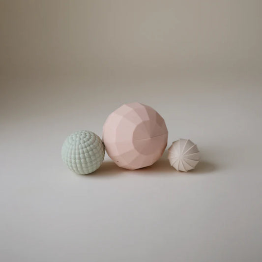 Nesting Spheres Sensory Toy - Blush