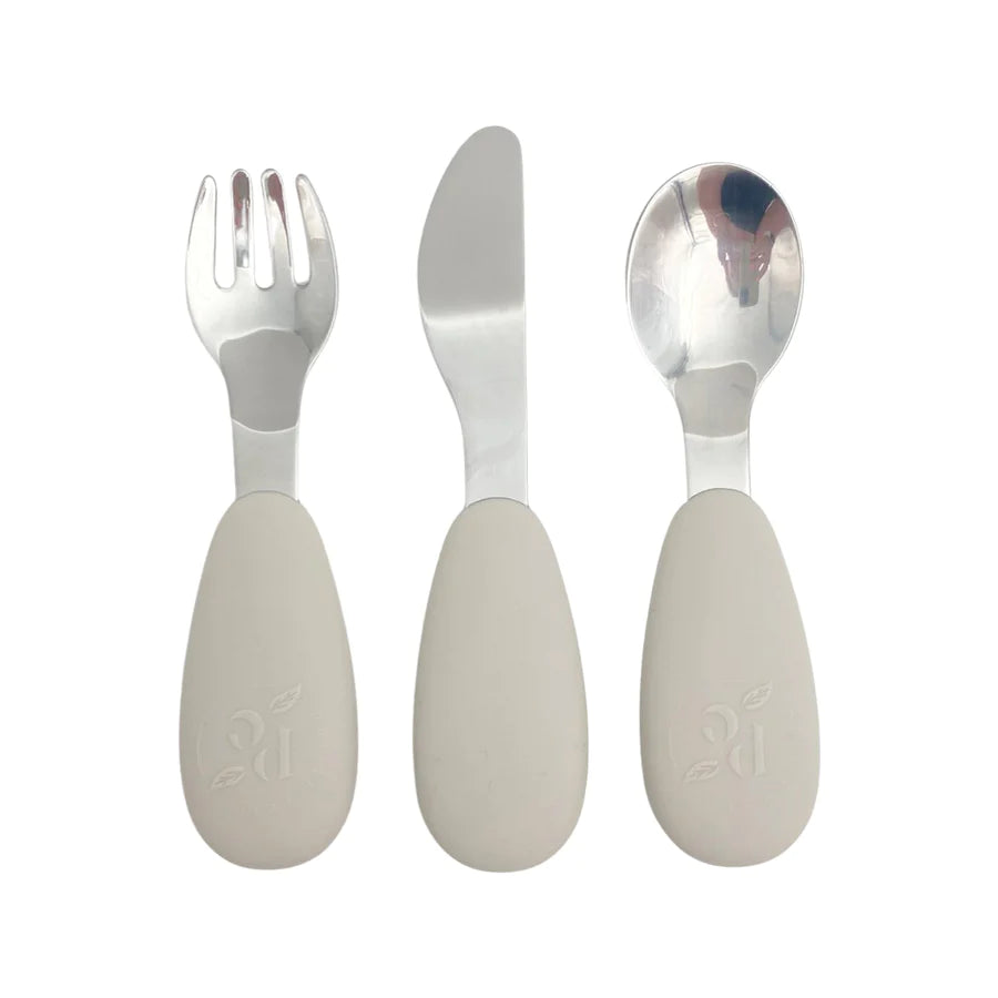 Metal Cutlery Set - Sand