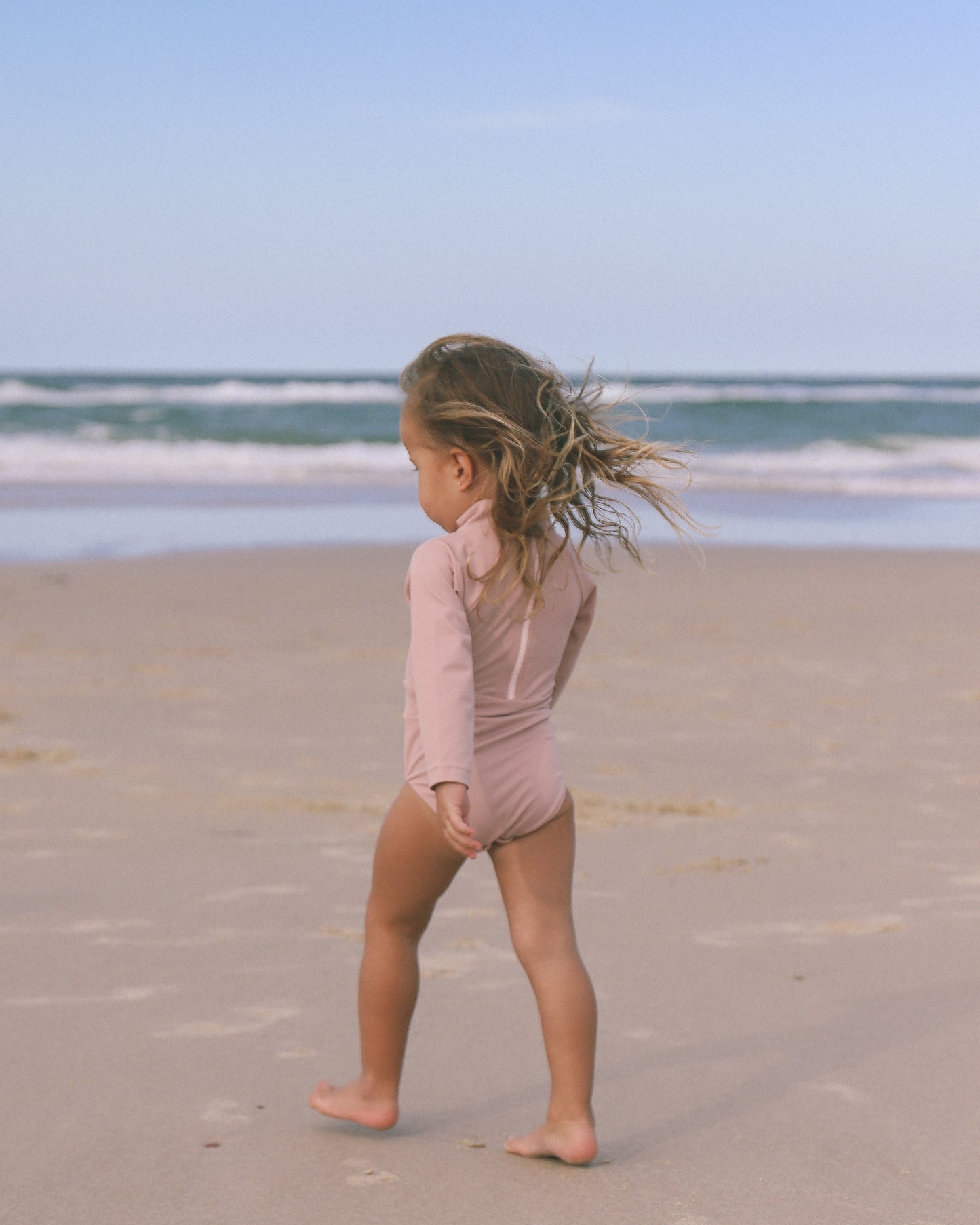 June Long Sleeve One Piece - Rose