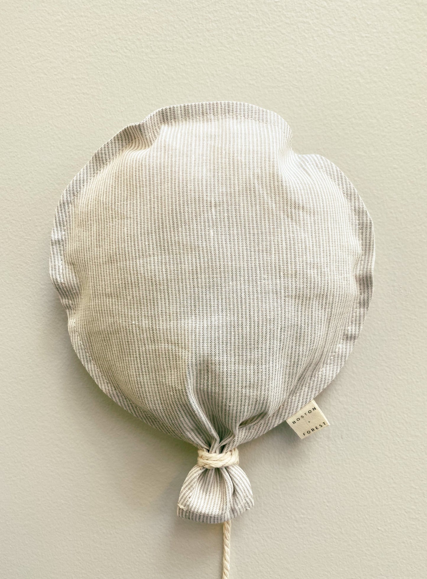 Linen Balloon - Natural Stripe - Small
