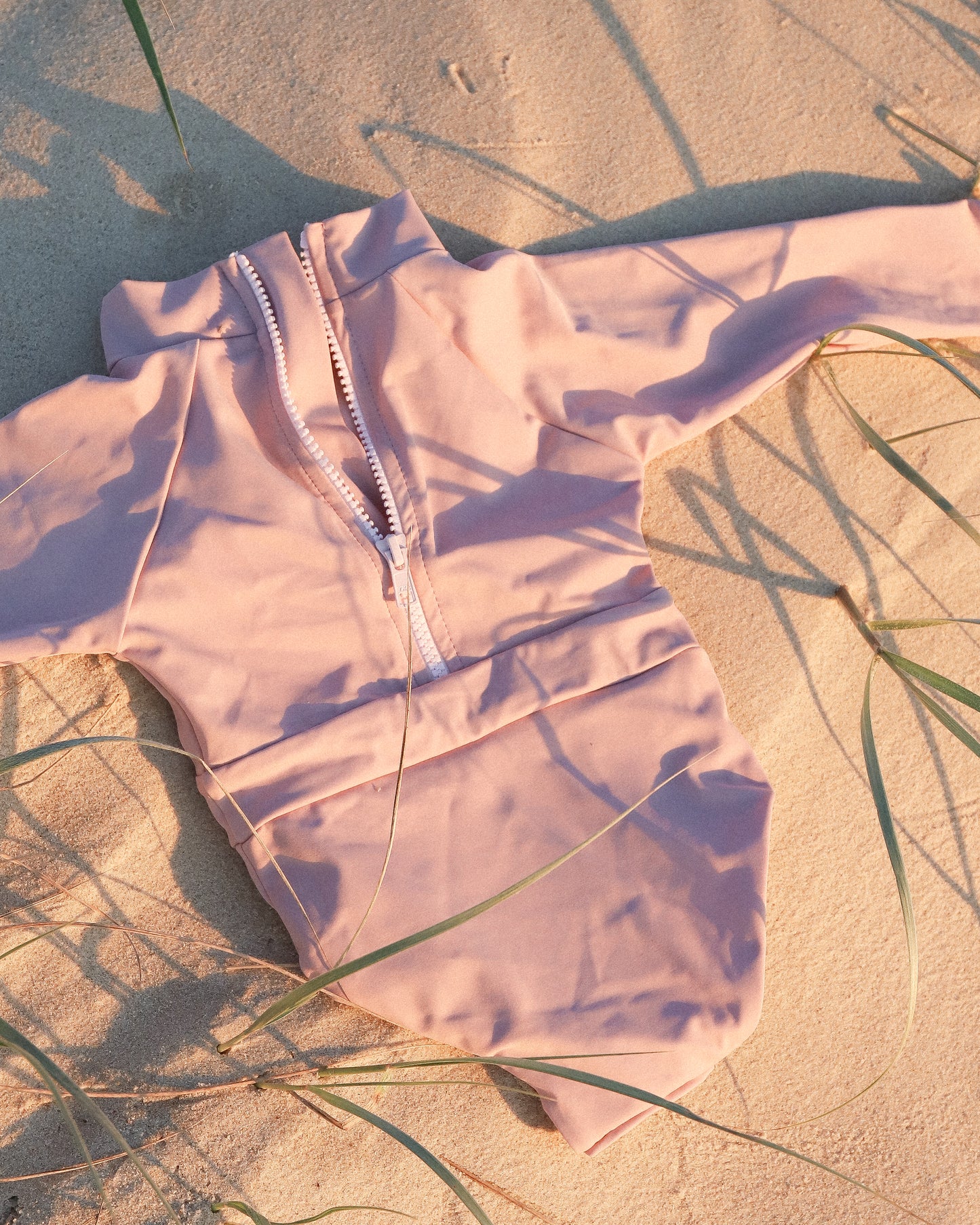 June Long Sleeve One Piece - Rose