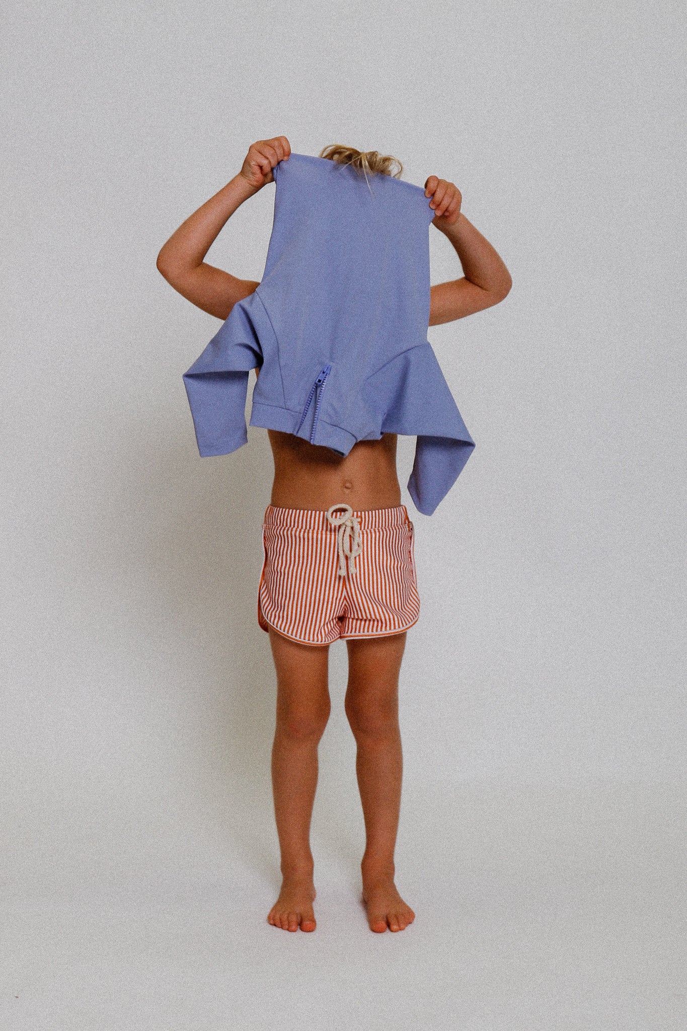 Mesa Swim Trunks - Mandarin Stripe
