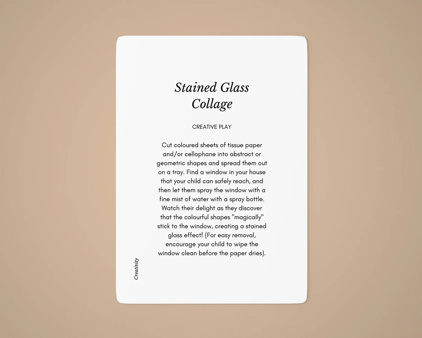Card Deck: The Kinder Years (3-5 Years)
