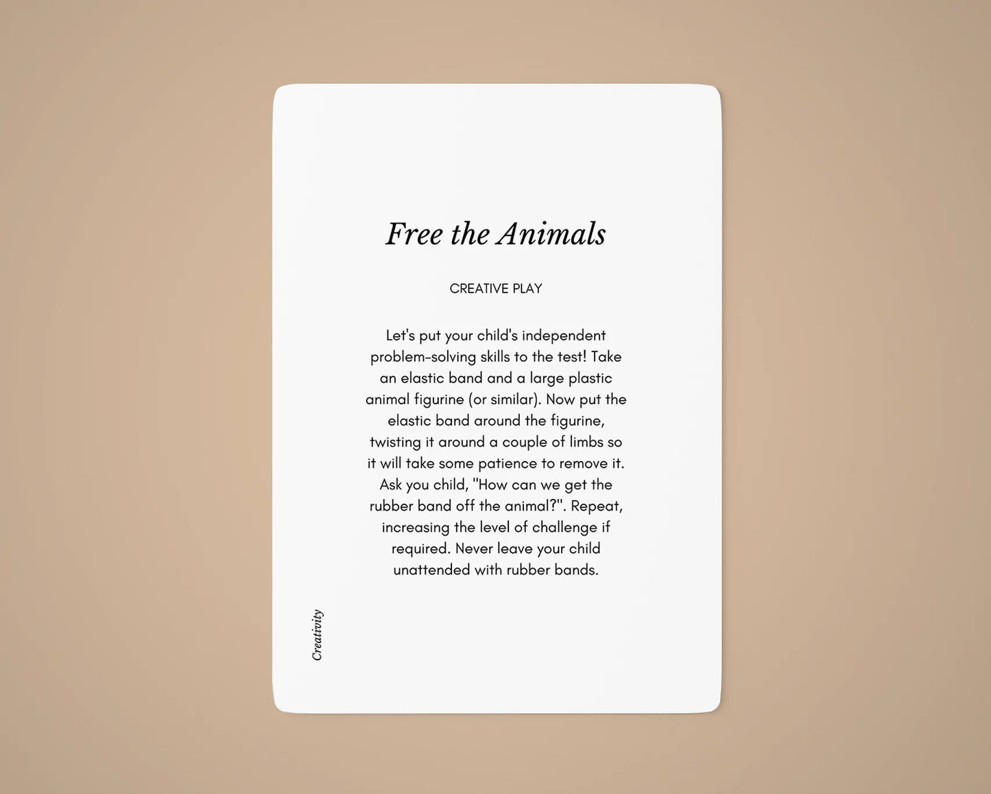 Card Deck: The Kinder Years (3-5 Years)