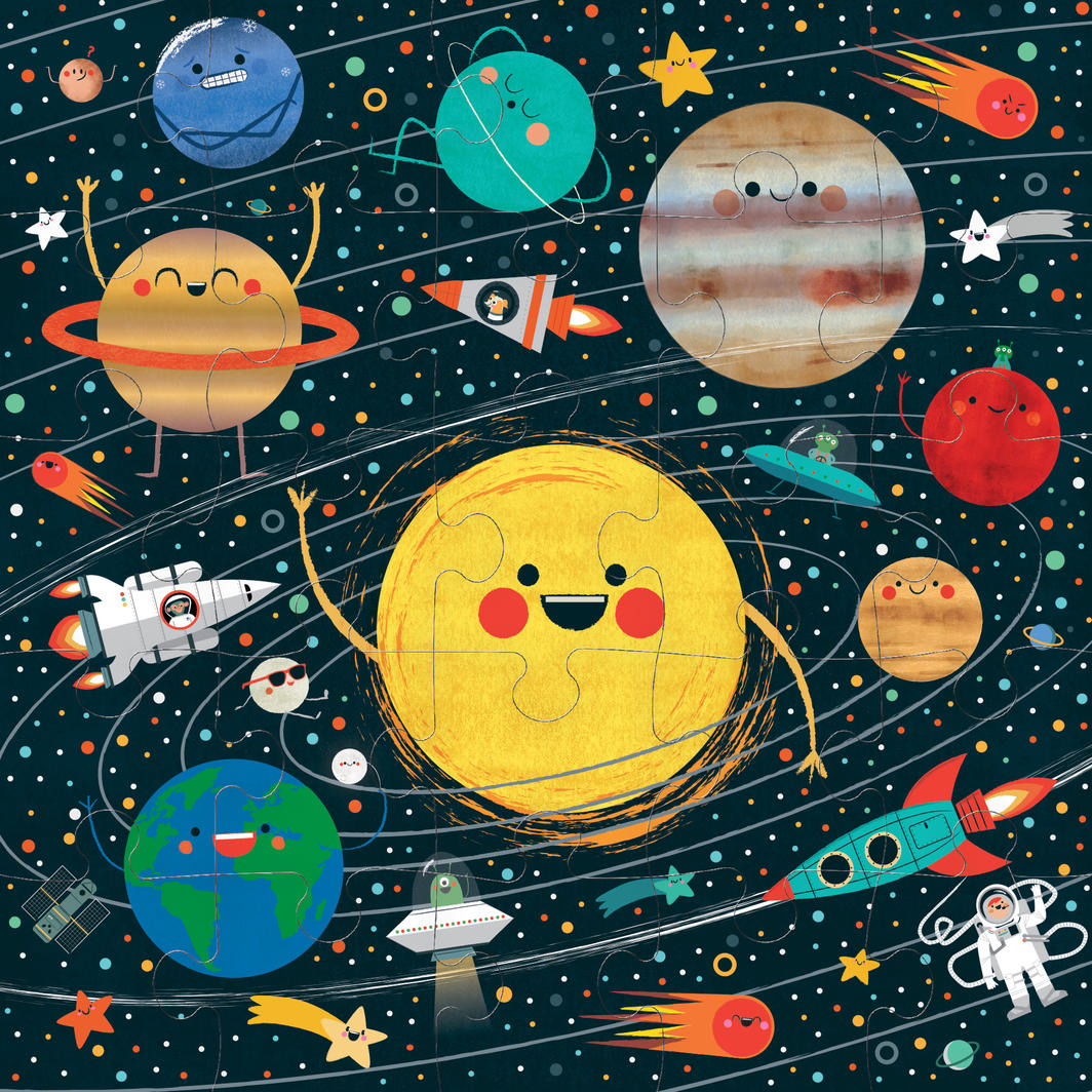 Jumbo Puzzle (25pc) - Solar System