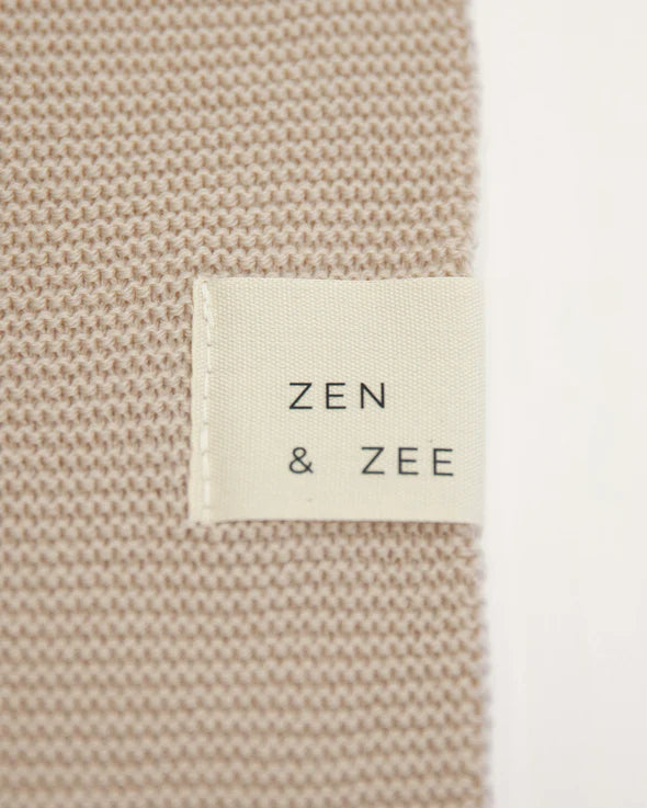 100% Merino Bassinet Blanket - Oat