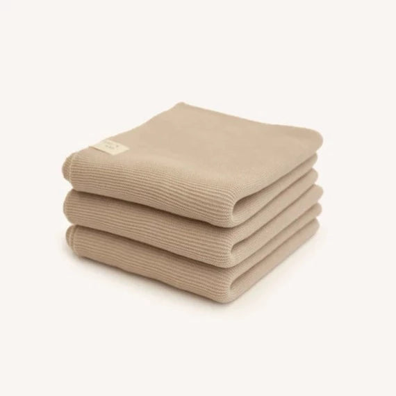 100% Merino Bassinet Blanket - Oat