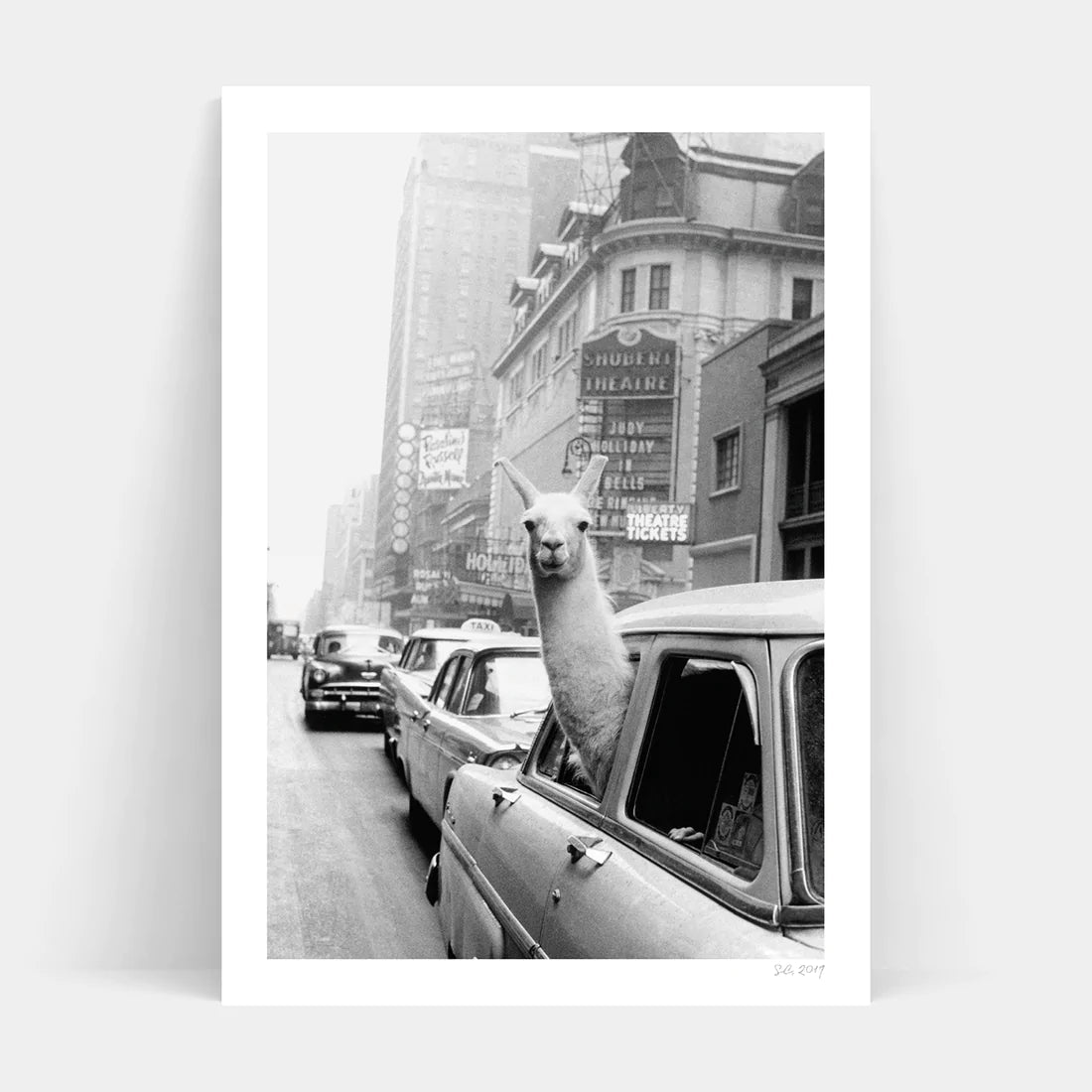 New York Taxi Print - A3 (Unframed)