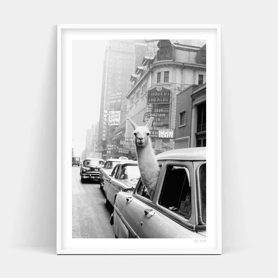 New York Taxi Print - A3 (Unframed)