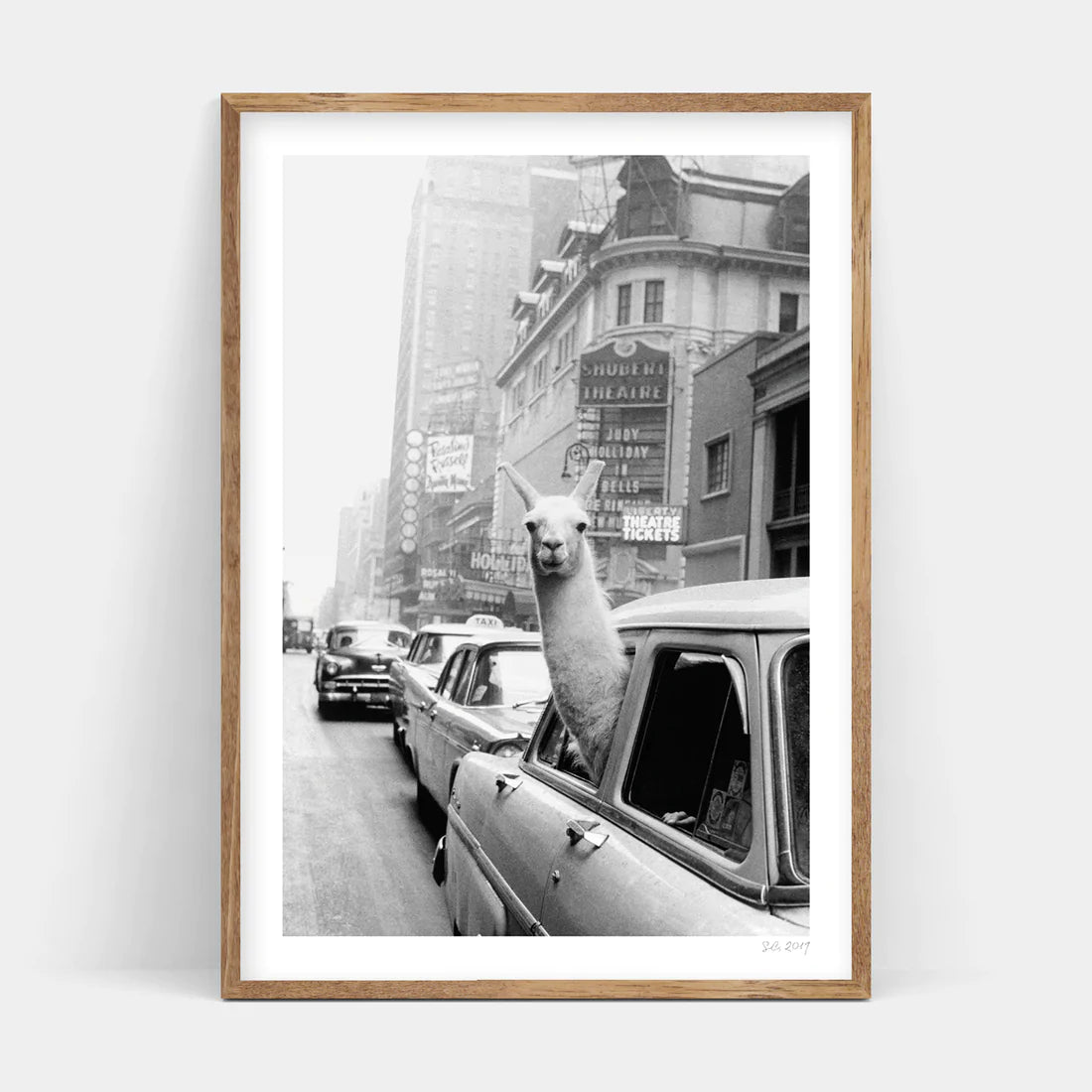 New York Taxi Print - A3 (Unframed)