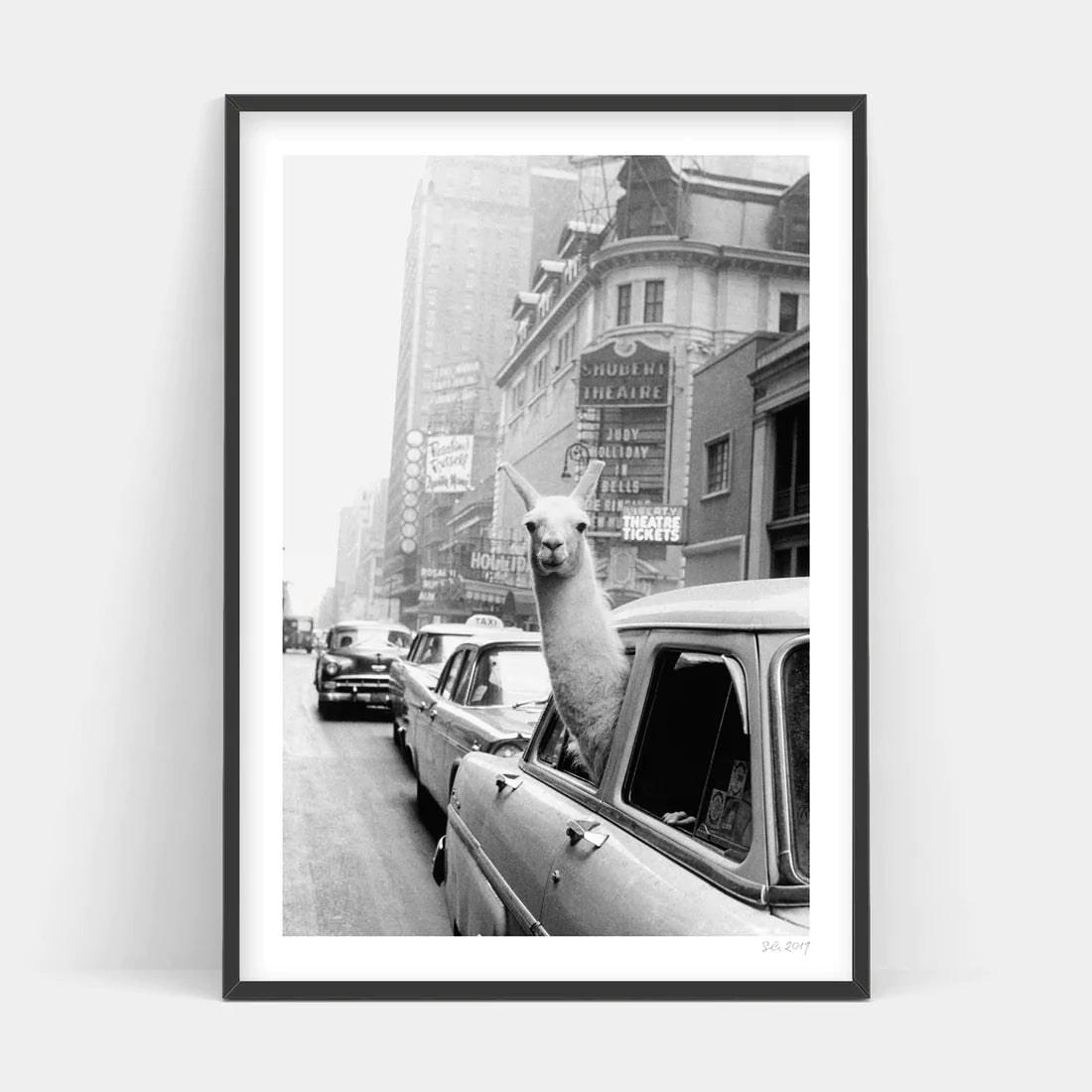 New York Taxi Print - A3 (Unframed)
