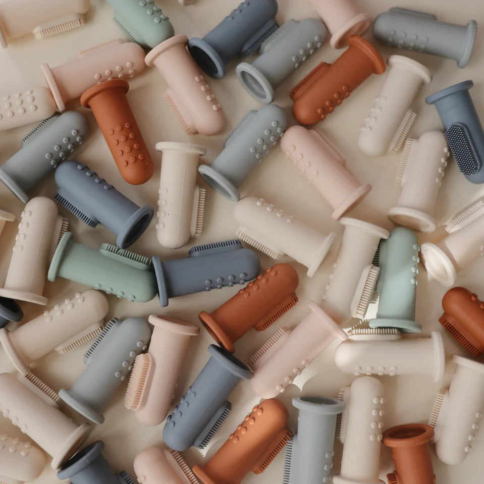 Finger Toothbrush - Blush/Shifting Sand