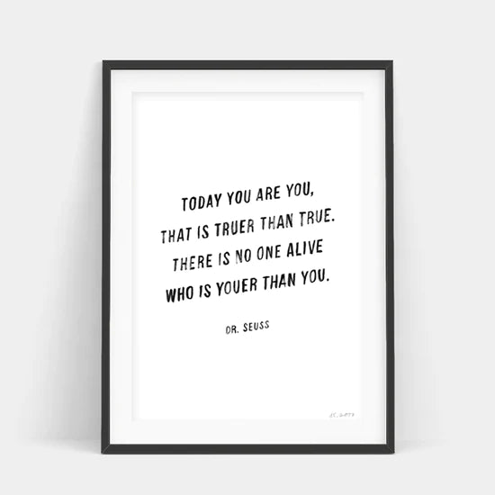 You Are You Print - A4 (Unframed)