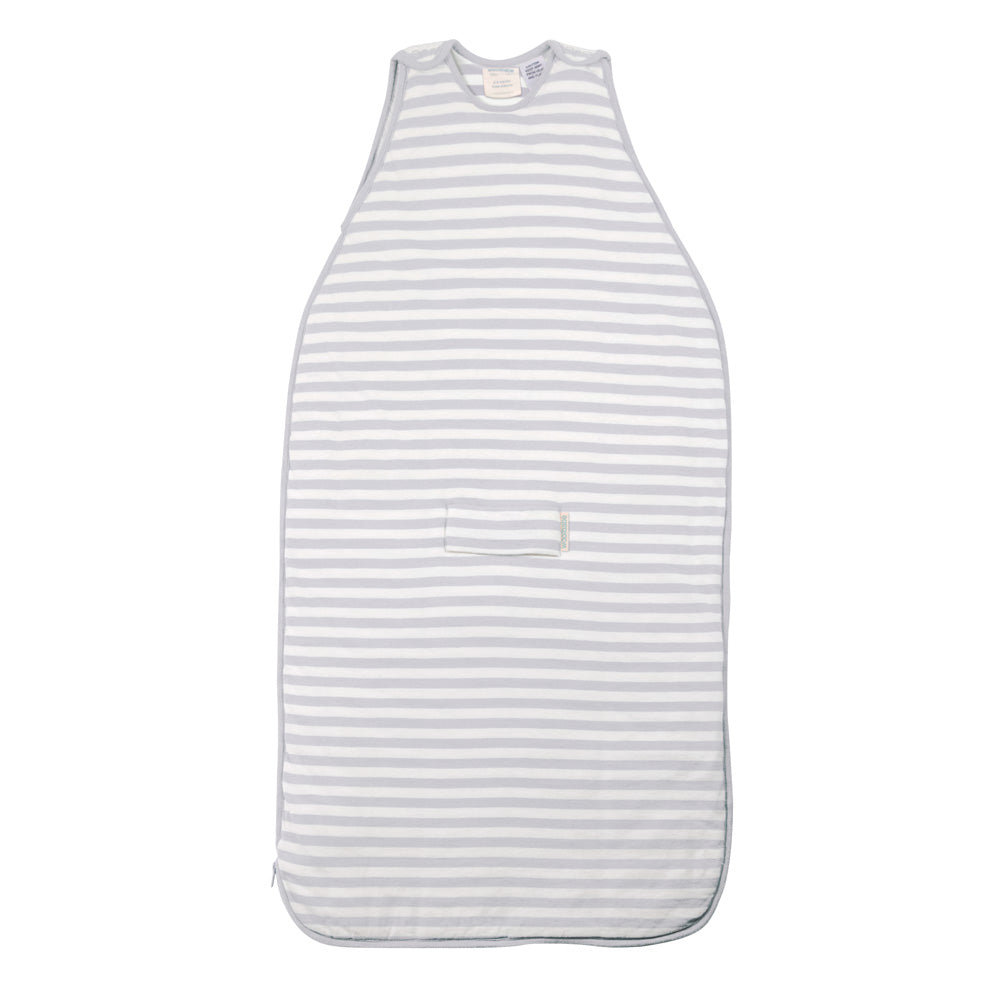 3 Seasons Front Zip Merino/Organic Cotton Sleeping Bag - Pebble