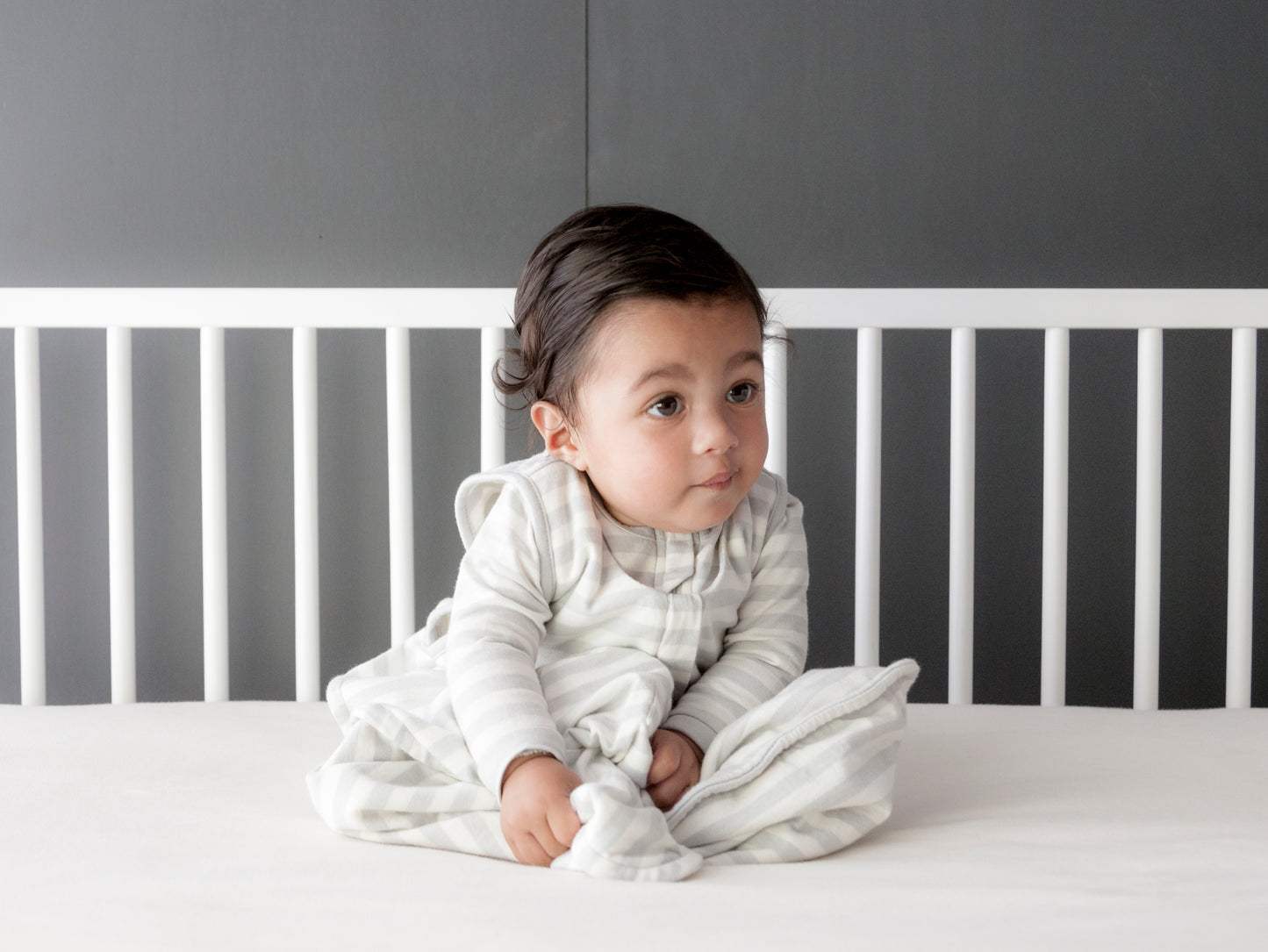 3 Seasons Front Zip Merino/Organic Cotton Sleeping Bag - Pebble