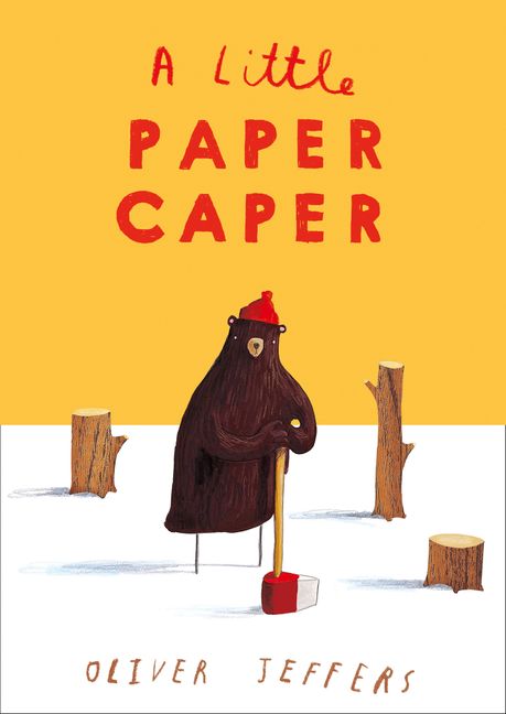 A Little Paper Caper Board Book - By Oliver Jeffers