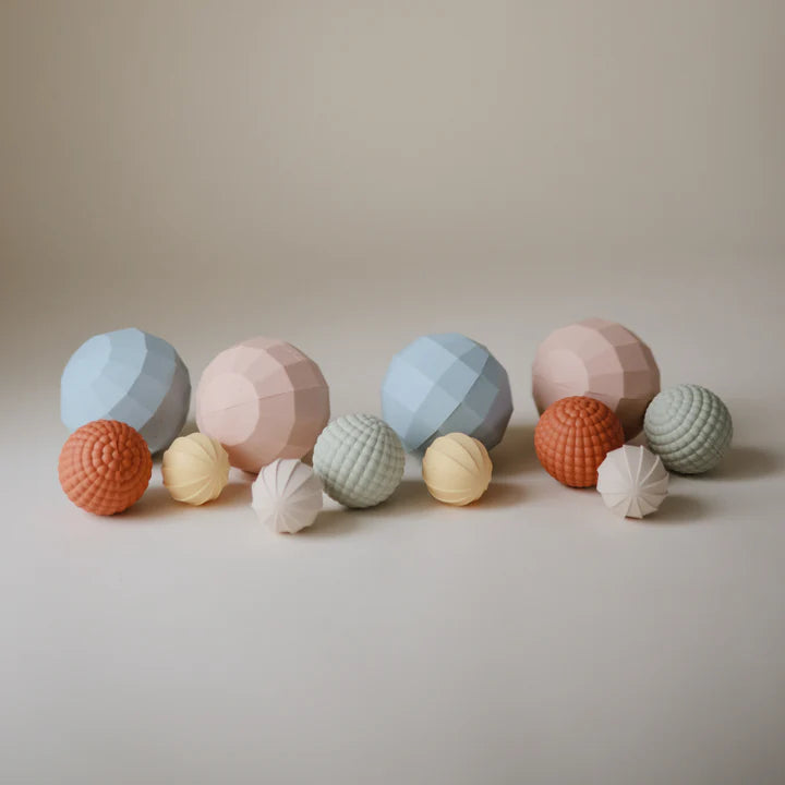 Nesting Spheres Sensory Toy - Powder Blue