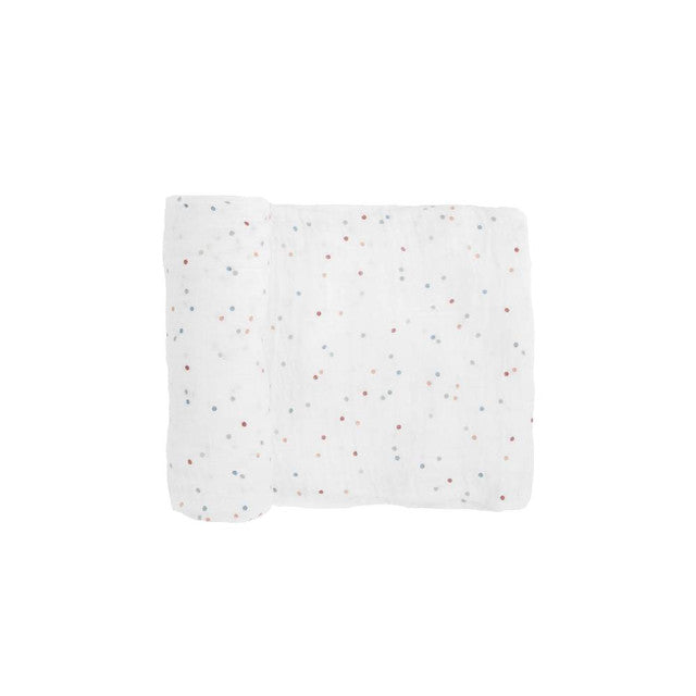 Cotton Muslin Swaddle - Dots