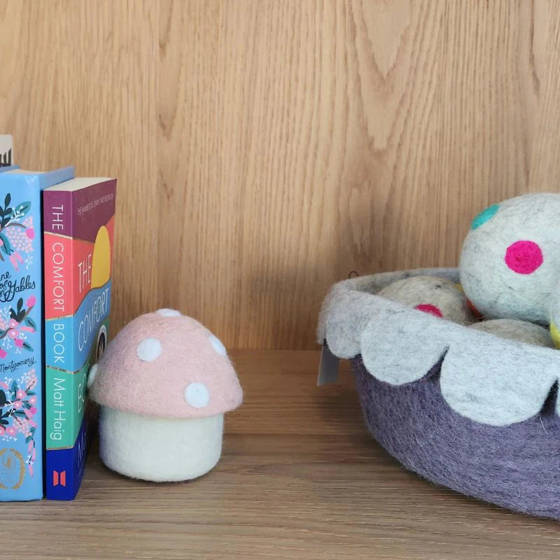 Toadstool Trinket Box - Mini - Blush