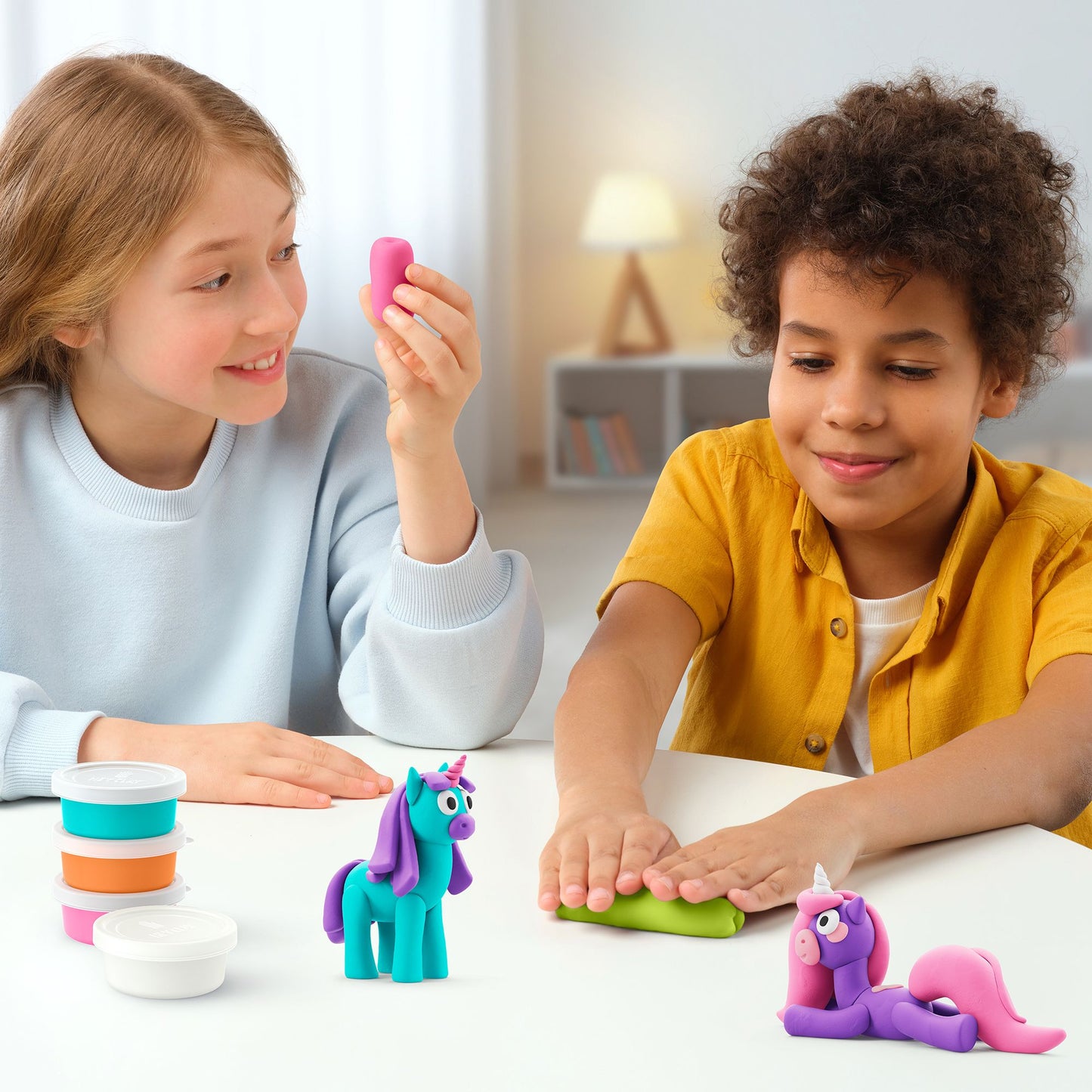 Hey Clay 15 Pack - Rainbow Unicorns