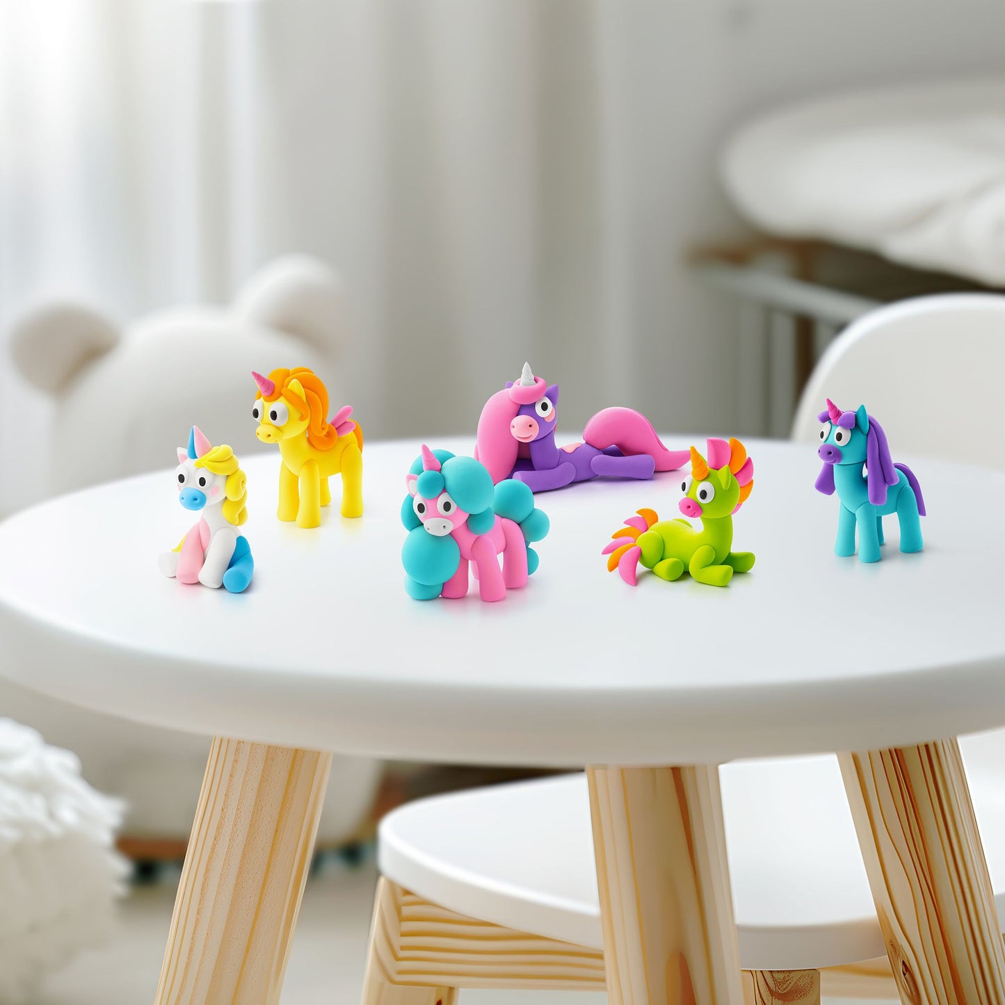 Hey Clay 15 Pack - Rainbow Unicorns