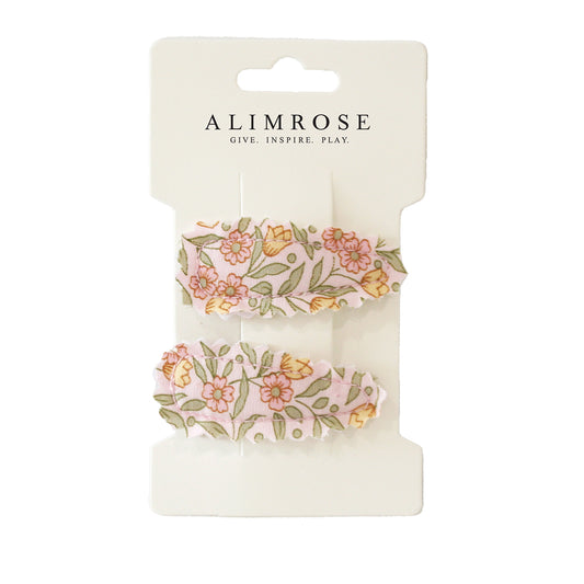 Alimrose | Hair Clip Set | Blossom Lily Pink | NZ Stockist