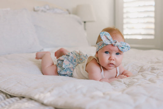 Adjustable Head Bow - Liberty Blue