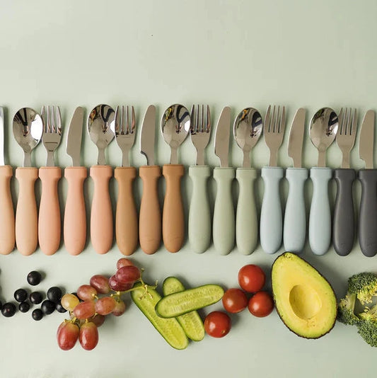 Three Piece Cutlery Set - Sky