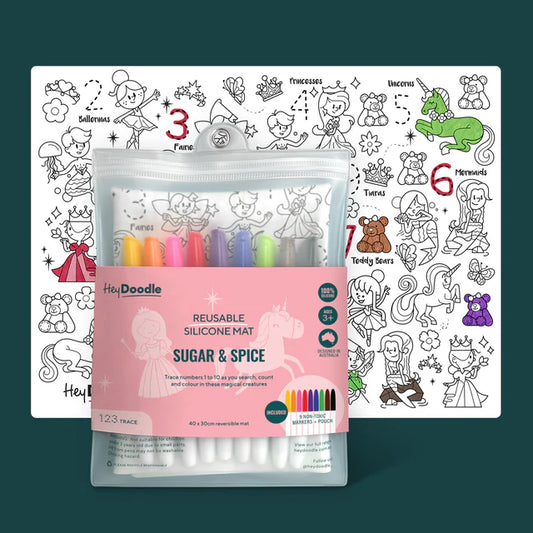 Hey Doodle Sugar & Spice Classic Colouring & Doodle Mat