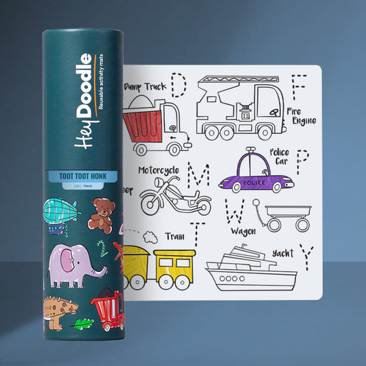 Toot Toot Honk Mini Colouring & Doodle Mat