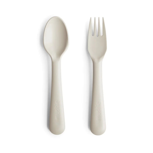 Fork & Spoon Set - Ivory